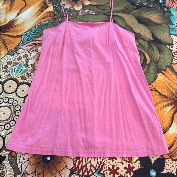 a new day Dresses & Skirts - NWT A New Day Vibrant Pink Sleeveless linen dress